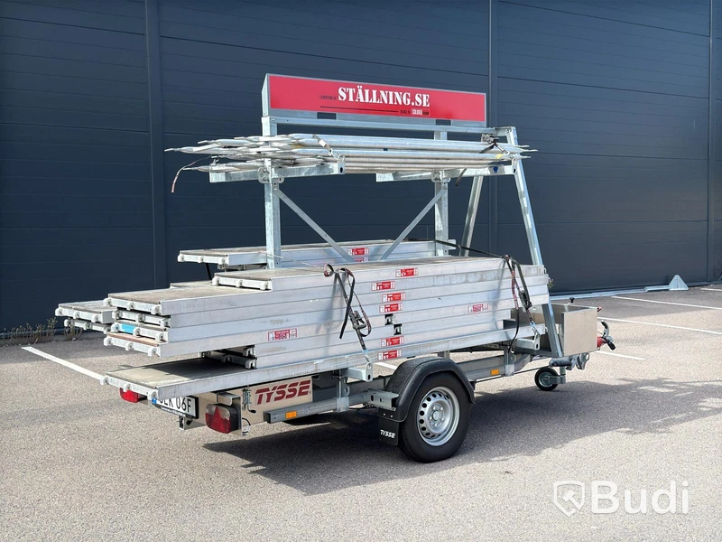 Tysse scaffolding trailer | aluminium scaffolding | 2022