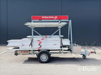 Tysse scaffolding trailer | aluminium scaffolding | 2022