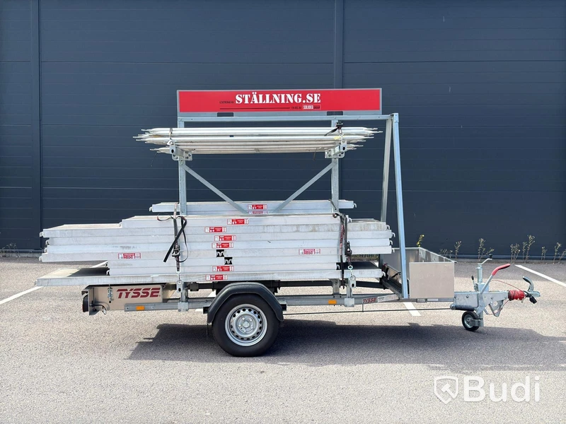 Tysse scaffolding trailer | aluminium scaffolding | 2022