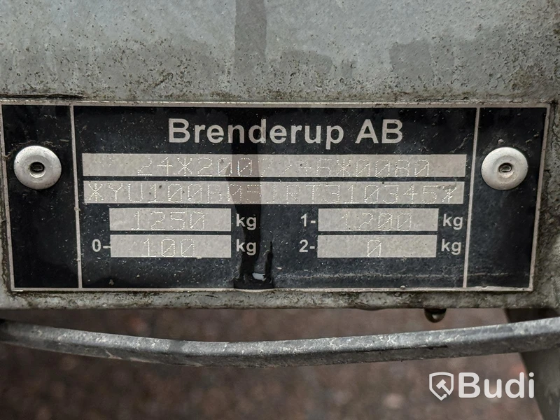 Brenderup D1250 Mesh-Sided Trailer | 2024