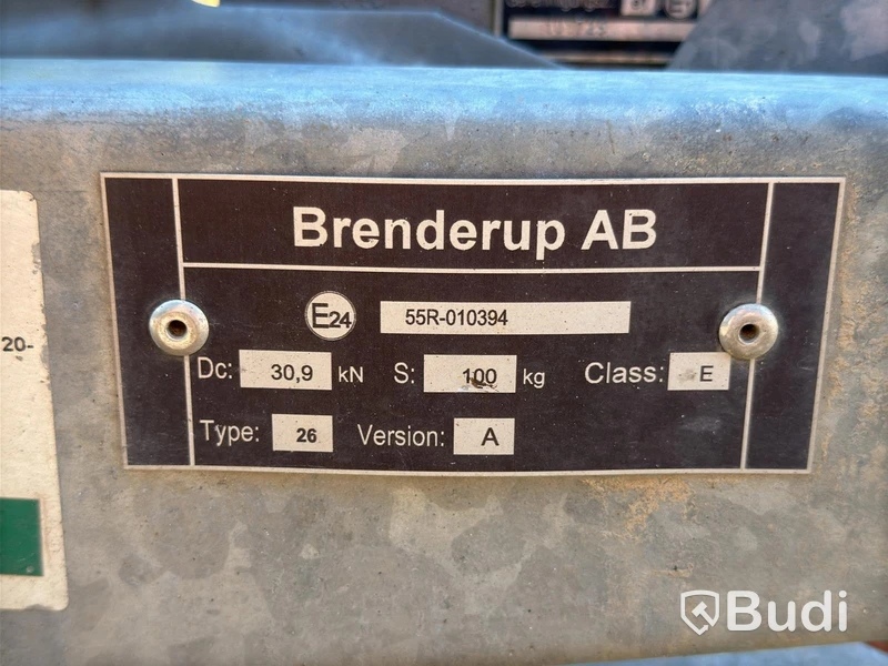 Equipment Trailer Brenderup MT3080TB3000 | 3000 kg | 2022