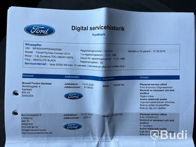 Ford Transit Connect 230 LWB | 120 hk | 15406 mil | 2016 - defekt växellåda