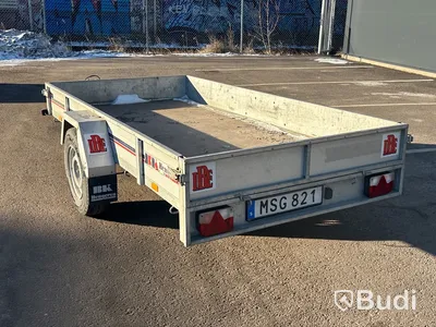 Bromsad släpvagn BK Hengeren PL1030T | 1000 kg | 2018