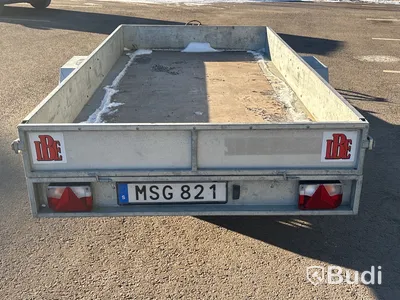 Bromsad släpvagn BK Hengeren PL1030T | 1000 kg | 2018