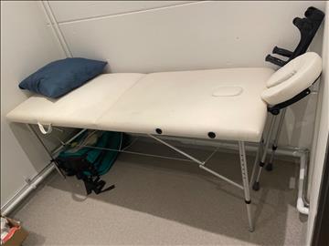 Massagebänk portabel 