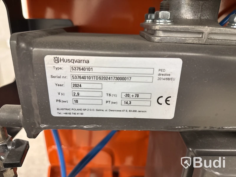 Blästermaskin Husqvarna Blastrac 1-10DS & DC 655 -2024