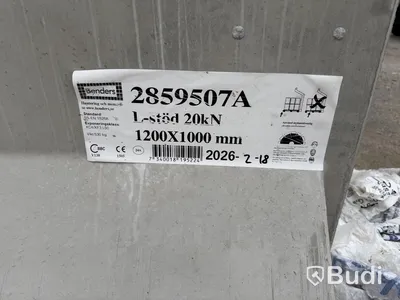 L-shaped support 1200 x 1000 mm