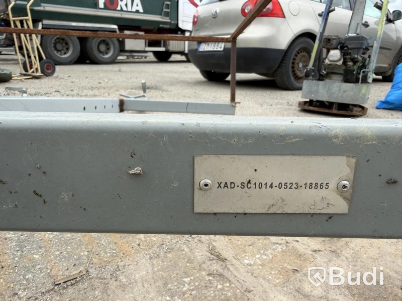 Homemade trailer for 1,000-litre IBC tank