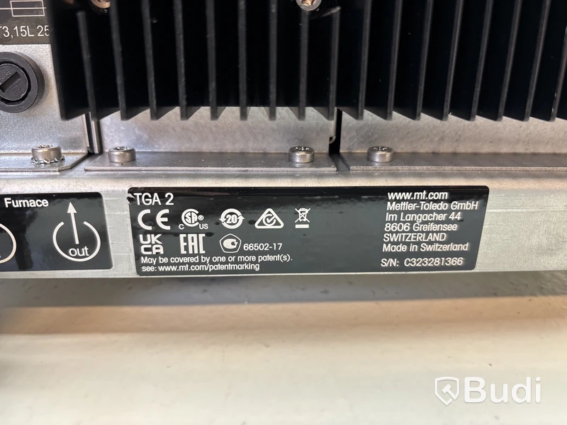 Thermal Analysis System TGA 2, Mettler-Toledo