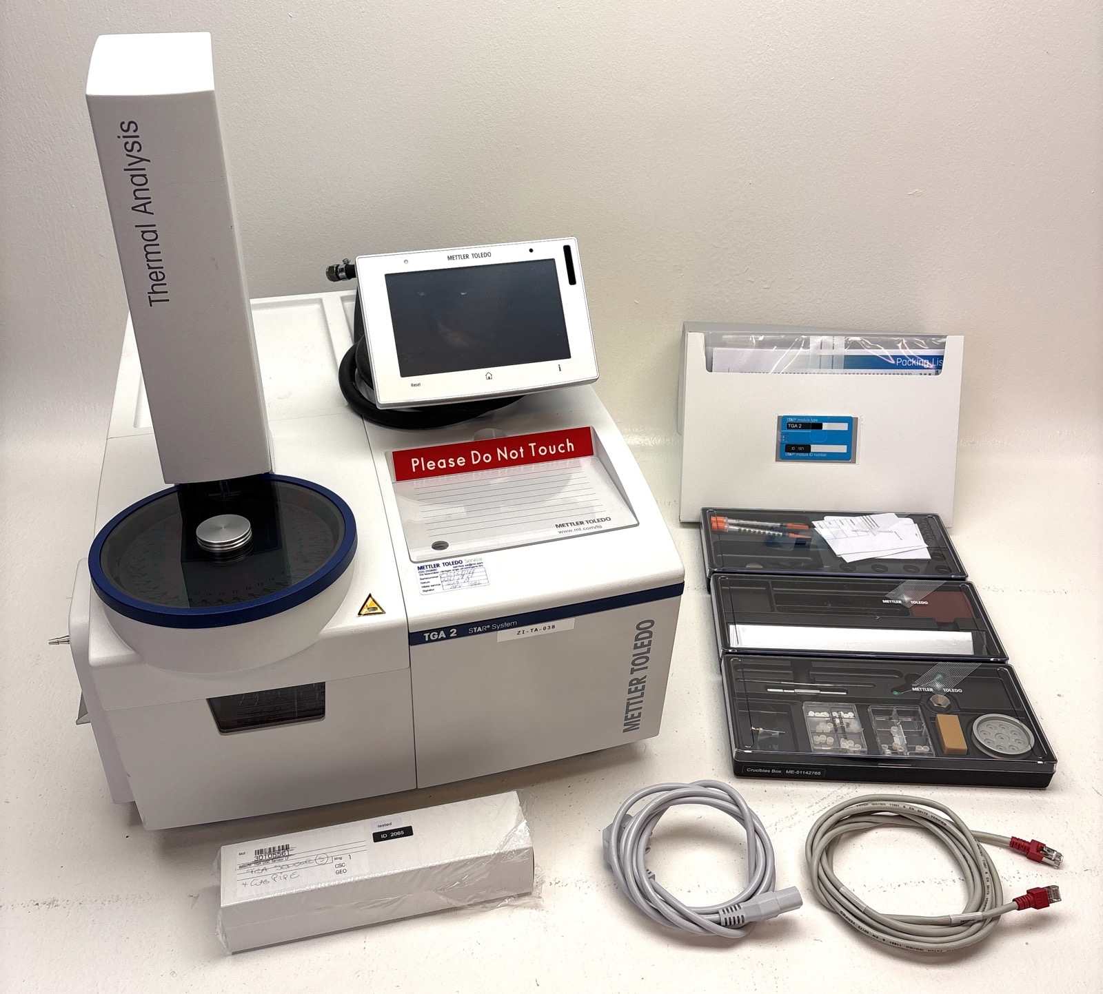 Thermal Analysis System TGA 2, Mettler-Toledo