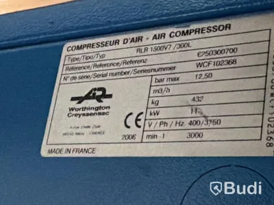 Kompressor Worthington ROLLAIR 1500V, 300 l