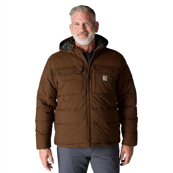 VINTERJACKA CARHARTT, MONTANA LOOSE FIT, INSULATED JACKET, RED DUCK, STL. L