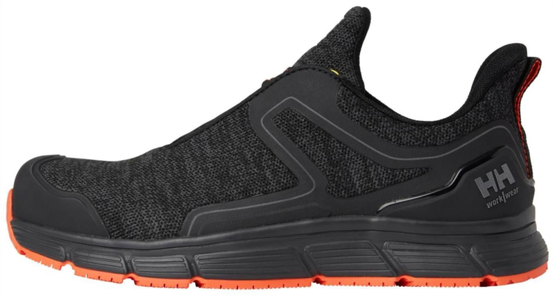 SKYDDSSKO HELLY HANSEN, 78352 KENSINGTON, S3 SVART/ORANGE, STL. 38