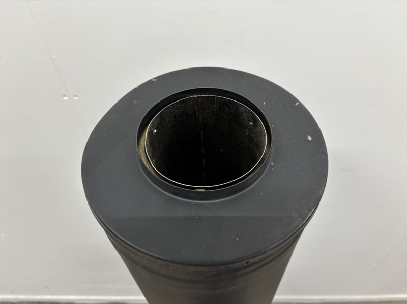 STÅLSKORSTEN HARVIA SVART 1500 MM WHP1500M