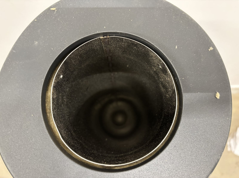 STÅLSKORSTEN HARVIA SVART 1500 MM WHP1500M