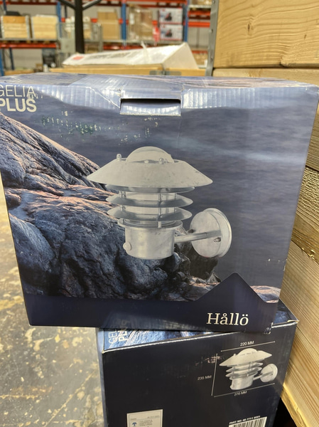 2 ST. U$VÄGGARMATUR GALV M SENSOR HÅLLÖ