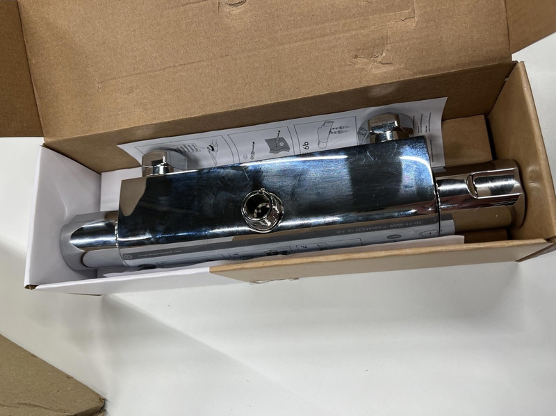 (NEW) SHOWER MIXER GBG NORDIC, 150 C/C, BOTTOM SHOWER CONNECTION, CHROME