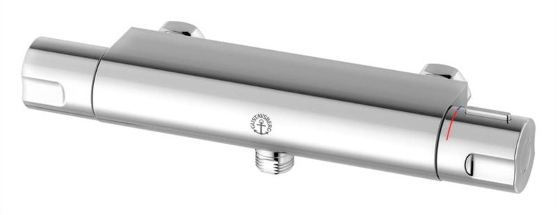 (NEW) SHOWER MIXER GBG NORDIC, 150 C/C, BOTTOM SHOWER CONNECTION, CHROME
