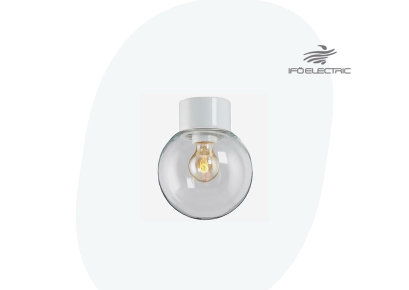 TAKARMATUR IFÖ ELECTRIC CLASSIC GLOB 180 IP54, RAK, E27, RAK