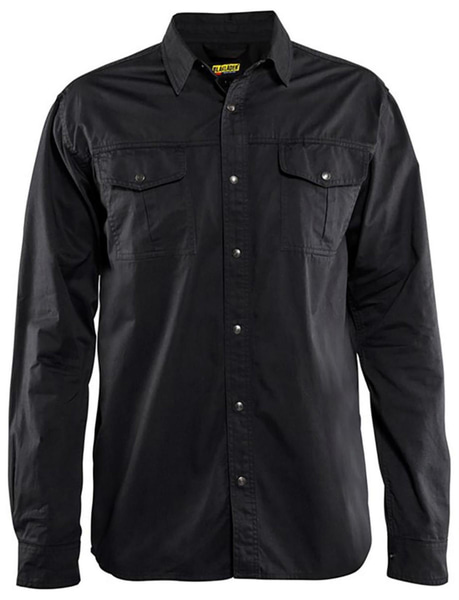(NEW) 2 PCS. SHIRTS BLK 3297-1135 BLACK, SIZE 3XL
