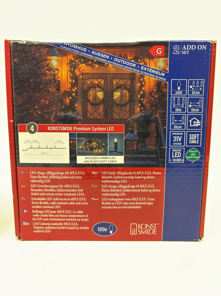(NEW) 2 PCS. STRING LIGHTS, KONSTSMIDE, DIFFERENT MODELS