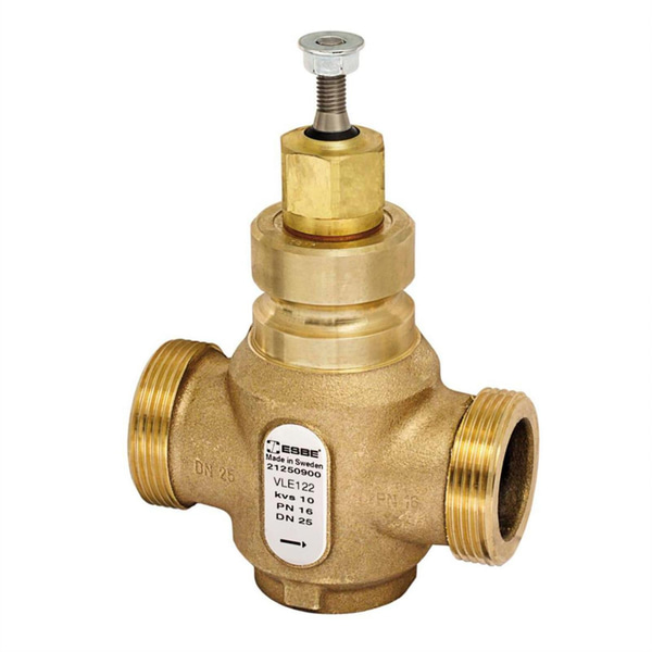(NEW) VALVE VLE122 G1 1/2 DN25 REG, ESBE PN16 G1 1/2 DN25 KVS 10