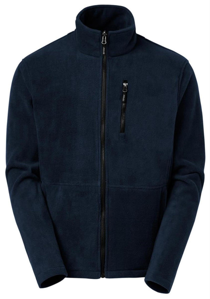 (NEW) 4 PCS. AMES 424-28 FLEECE JACKETS, NAVY, SIZE XXL