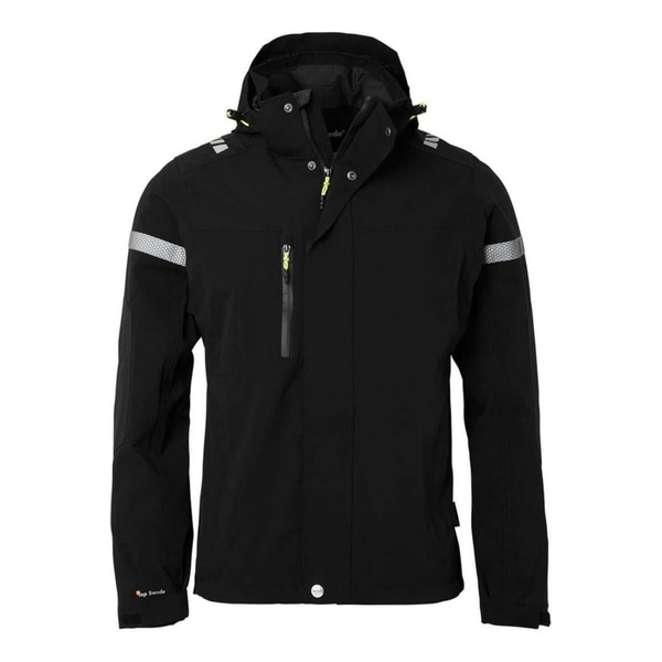 (NEW) TOPSWEDE 367 SHELL JACKET, BLACK, M