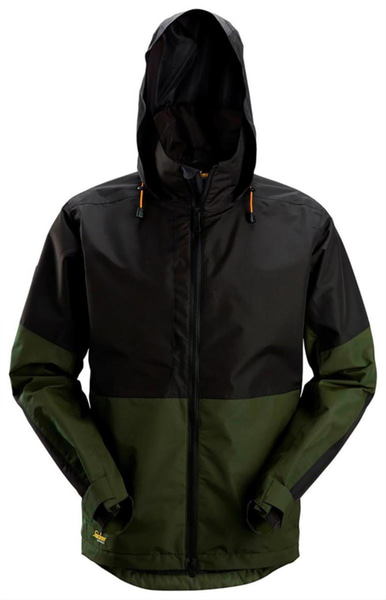 SKALJACKA SNICKERS 1304-3104, GRÖN\/SVART AW STL. 3XL