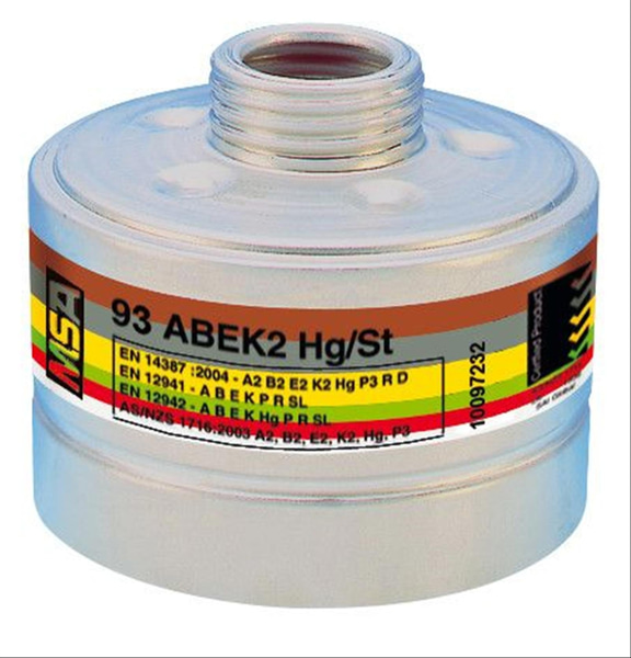 3 ST. MSA SAFETY FILTER 93 ABEK2-HG/ST