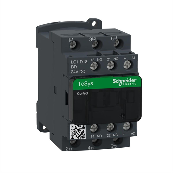 KONTAKTOR 18A 7.5KW 24VDC, LC1D18BD