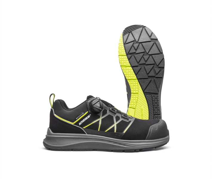 SKYDDSSKO ACTIVEWEAR KIPP 7678, S7S FITGO SVART STL. 47