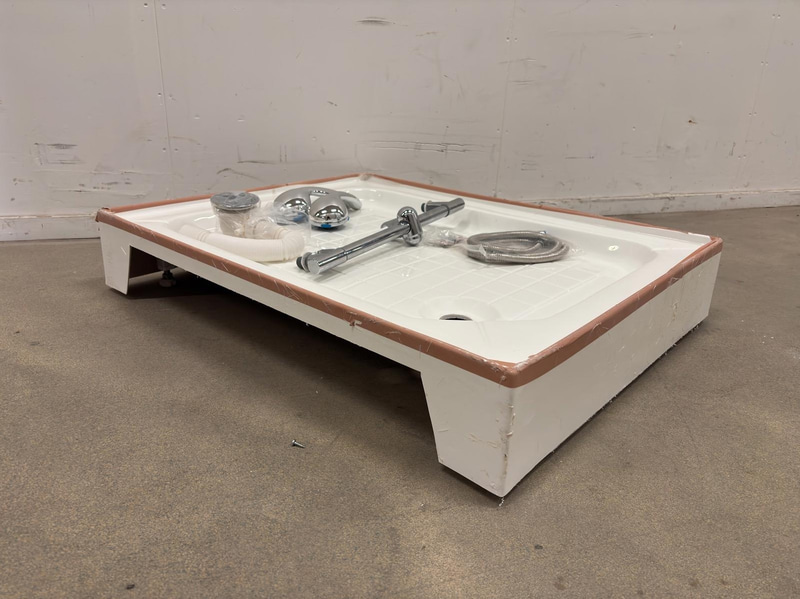 Duschbotten Skagen 90x72, inkl. duschslang