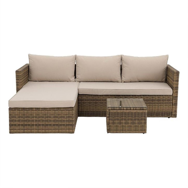 LOUNGESET SUNFUN LARVIK KONSTROTTING NATUR