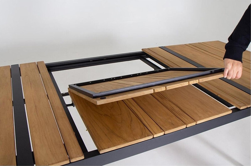 NY) MATBORD SENSUM OUTDOOR LIVING, DANVIKEN UTDRAGBART, BRUN