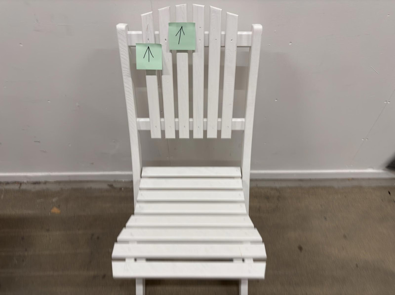 2 Folding Chairs incl. Table, Baltic Garden