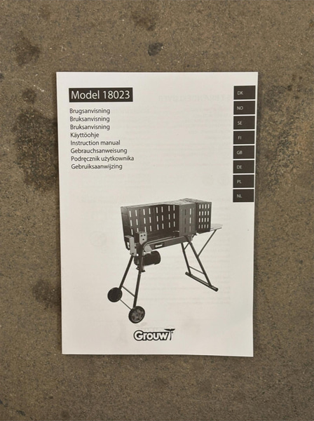 Log Splitter Grouw 500 kg 1500 W - For parts/repair