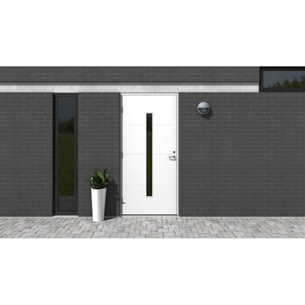 YTTERDÖRR SOLID ELEMENTS VÄXJÖ 9X21 VÄNSTER VIT