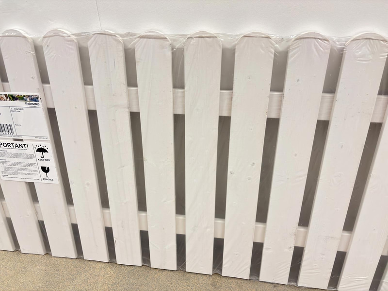 (NEW) 3 Palmako fence panels, Kelda 8, 175x80 cm