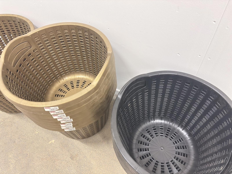 (NEW) Lot of leaf baskets, NYBY, Ergo, different models and sizes