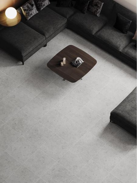 (NEW) Lot of Öland Grey Floor Tiles 60x60 cm, total approx. 36.38 m²