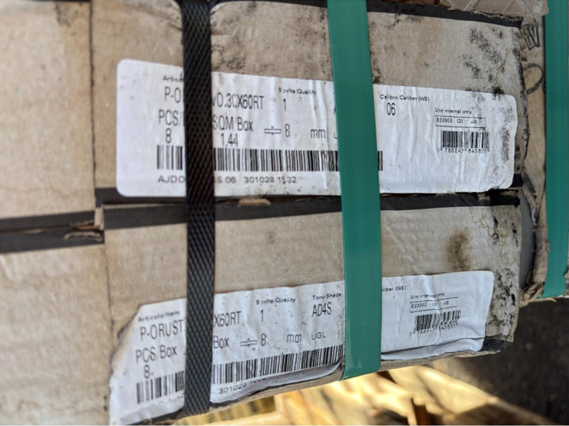 (NEW) Lot of Palazzo Orust Betong Vulkan porcelain tiles, approx. 57.6 m² in total