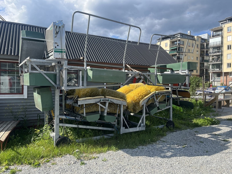 Båtbottentvätt, ombyggd för motorbåtar och segelbåtar med grund köl