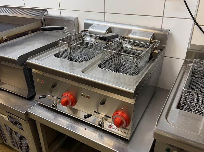 Fritös Berto's E6F10-6B, 12 kW, 3-fas