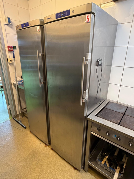 2 st rostfria kylskåp Liebherr