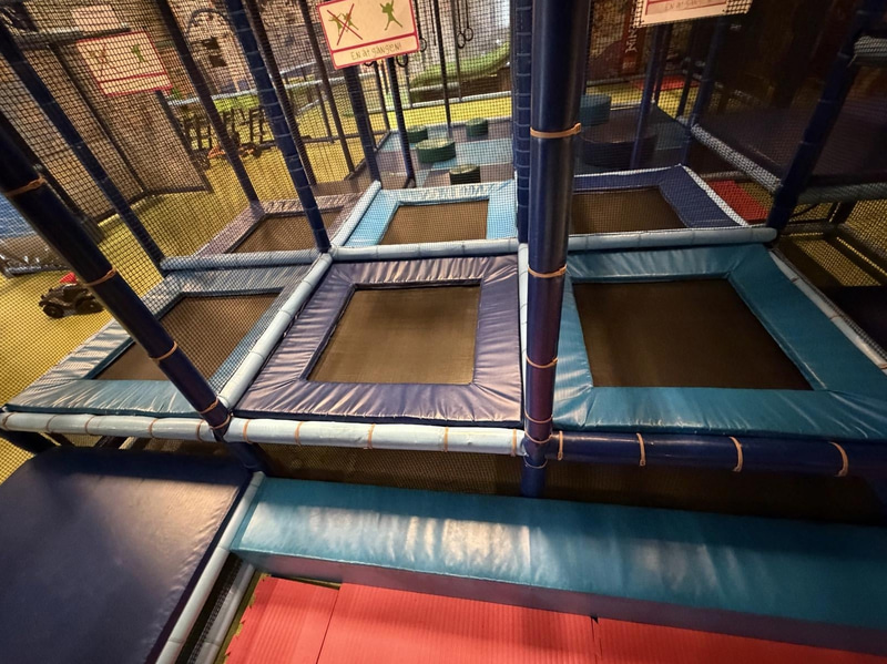 Large indoor playground, PlayCo, length approx. 37 metres
