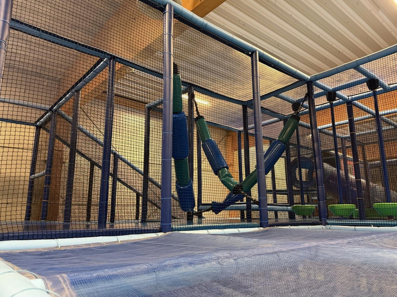 Large indoor playground, PlayCo, length approx. 37 metres