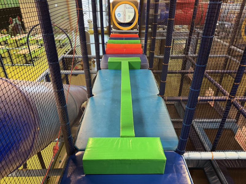 Large indoor playground, PlayCo, length approx. 37 metres