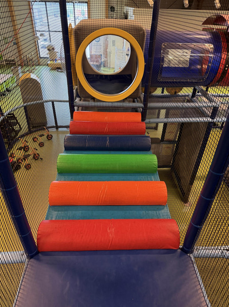 Large indoor playground, PlayCo, length approx. 37 metres