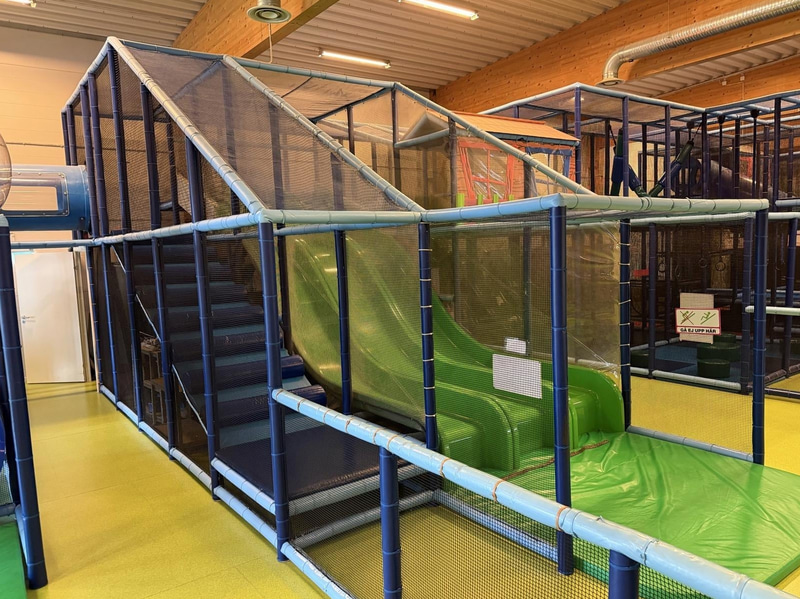 Large indoor playground, PlayCo, length approx. 37 metres